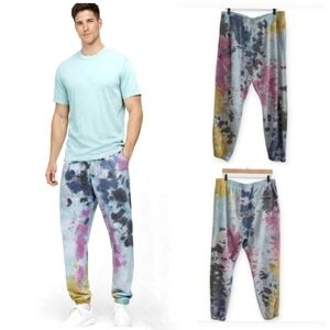 NIKE Tie Dye Joggers Colorful Comfy Cloud Valerian Blue XL Sweatpants